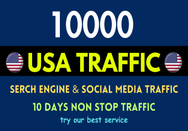 Add 10000 Real and Organic USA Web Traffic to your Website