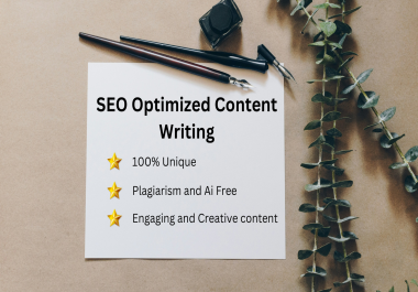 Unique SEO Optimize Content Writing Service