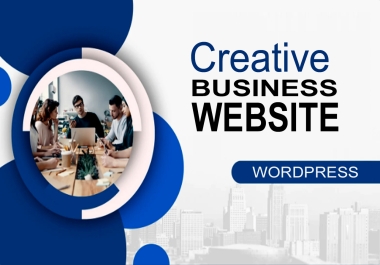 I will create custom business wordpress website design