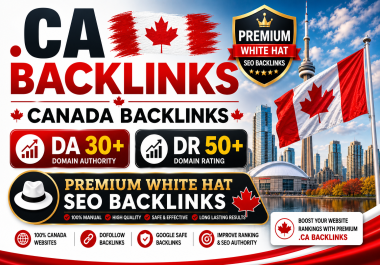 I will create 100 High-Quality. CA Canadian PBN Backlinks
