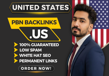 I will create 30 High Quality. US United States of America PBN Backlinks