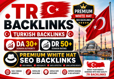 I will create 50 High-Quality. Tr Turkish PBN Backlinks