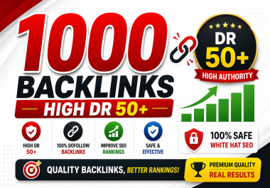 I will create 1000 High DR 50+ PBN dofollow backlinks