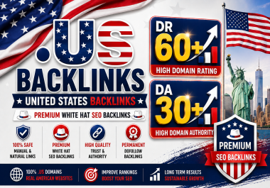 I will create 100 High Quality. US DR 60+ and DA 30+ PBN Backlinks