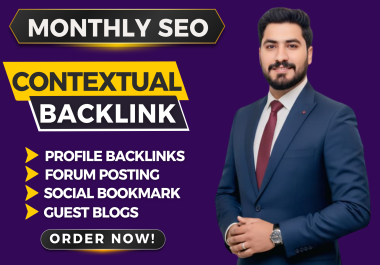 I Will Do Complete Monthly Off-Page SEO for Higher Rankings