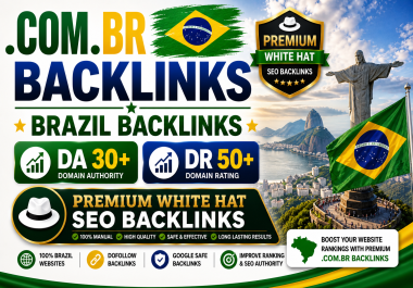 I will create 50 High Quality. BR Backlinks to Improve Ranking