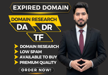 I Will Research and Provide 1 Expire Domain for SEO Growth