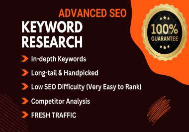Advanced SEO keyword research and competitor analysis