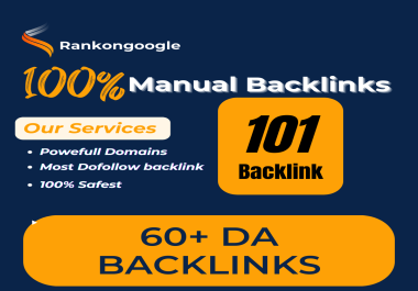 80+ Safe SEO Backlinks and 100+ Manual PR9 DA Links Boost your Google   Ranking