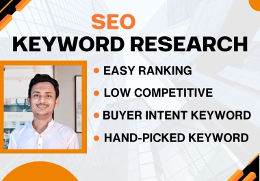 I will research quality keywords including competitor analysis & website audit