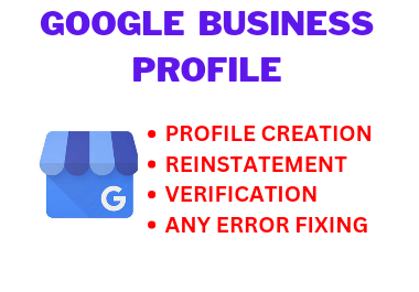 I will create and fix google business profile