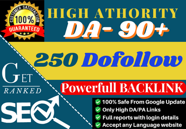 I will do manual off page SEO service with high authority white hat backlinks