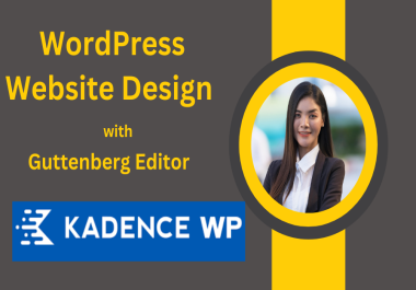 I'll create WordPress Website Design for your Website.