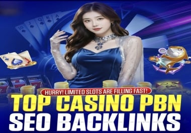 Get Top 200 Casino Backlinks. Buy 1 Get 1 Free