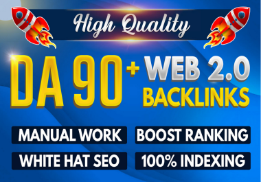 222 high quality web 2.0 backlinks DA 90+ for google top-ranking
