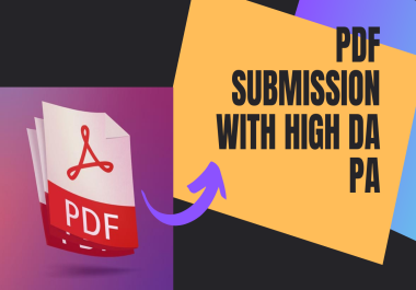 i will do pdf submission in 50 sites