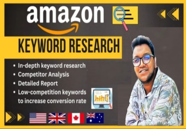 I will do Amazon keyword research