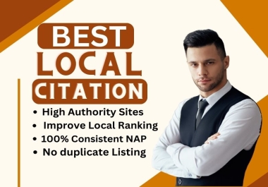 I will Do 60 local citations and local SEO business listing