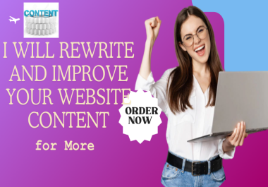 I will be your website content writer