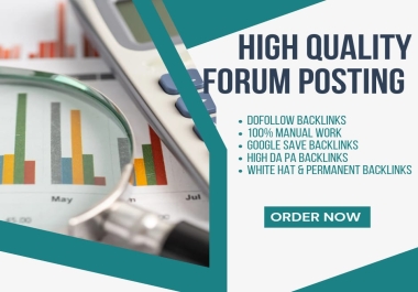 I WILL create 40 forum posting backlinks high DA PA backlinks