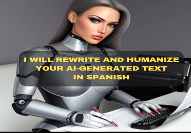I will rewrite and humanize your AI generated article in SPANISH