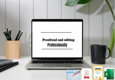 I proofread and edit document professionally
