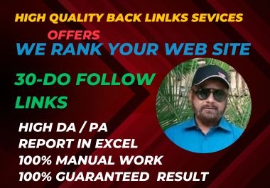 We will Rank your websits with our top Quality Link building Service