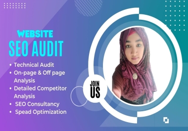 I will provide website audit report,  competitor analysis and guide.