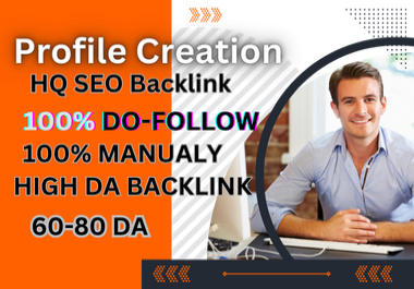 I will build 55 social profile seo backlink for brand creation