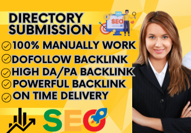 I will Dofollow Backlinks on 100 Directory Submissions