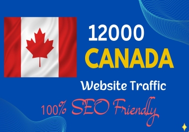 12000+ Canada Organic web traffic for your website targeted real web visitors