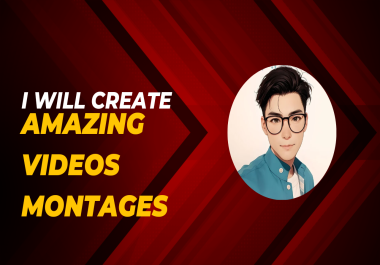 I am professional video editor. Quick service