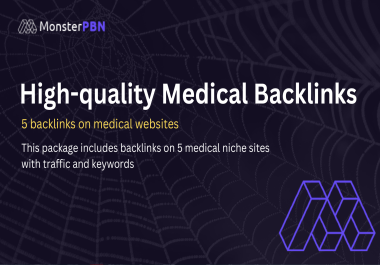 5 Backlinks on Medical websites