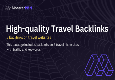 5 Backlinks on Travel websites