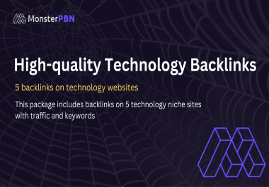 5 Backlinks on Technology websites