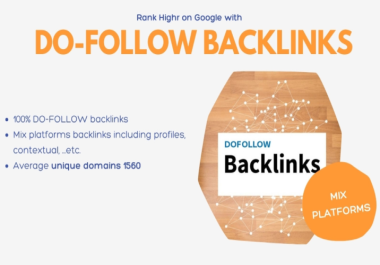 Offer you 500 Do-Follow backlink within 24 hours