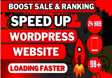increase Wordpress website speed up improve performance load faster