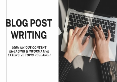 Writing article unique and human written content