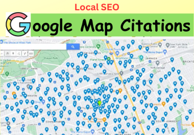 Manually provide 2000 Google Map Citation for any local business area