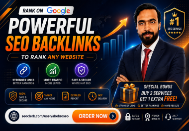 Rank on Google Powerful SEO Backlinks to Rank any website
