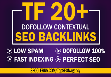 10 high authority trust flow TF 20plus contextual SEO dofollow backlinks