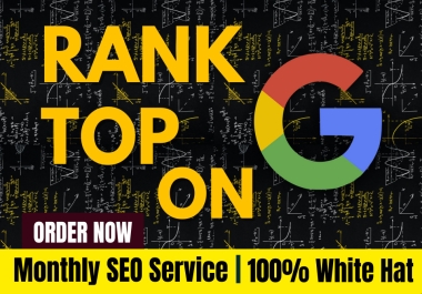 Complete Monthly SEO Service with full SEO Package In Technical SEO,  On page SEO,  Off page SEO