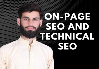 I will do On-Page SEO and Technical SEO Boost Your Website's Traffic and Conversions