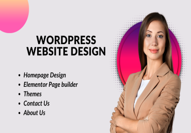 I specialize in crafting user-friendly WordPress Website Design