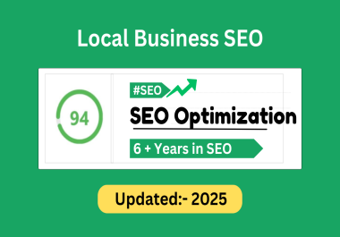 I will optimize your local business website with SEO