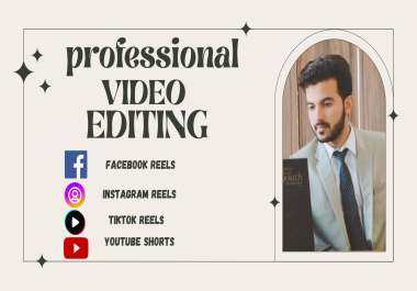 Professional creative videos and editing for all social media platform