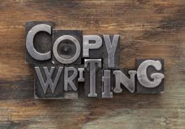 I will write Copy Writting Articles