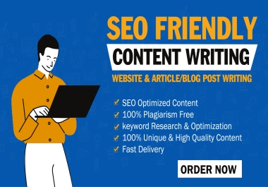 I will write English Professional Content Writing with SEO Guidelines