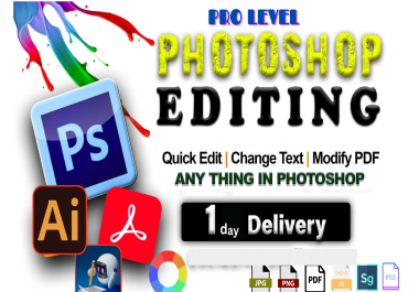 I Will Generate Adobe Premium 5 Designs or Edit Your Given Project In Less Price