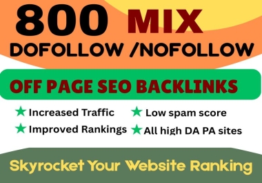 800 SEO Backlinks, Profile creation, Classified ads post, web 2.0, Directory,  PDF, Wiki